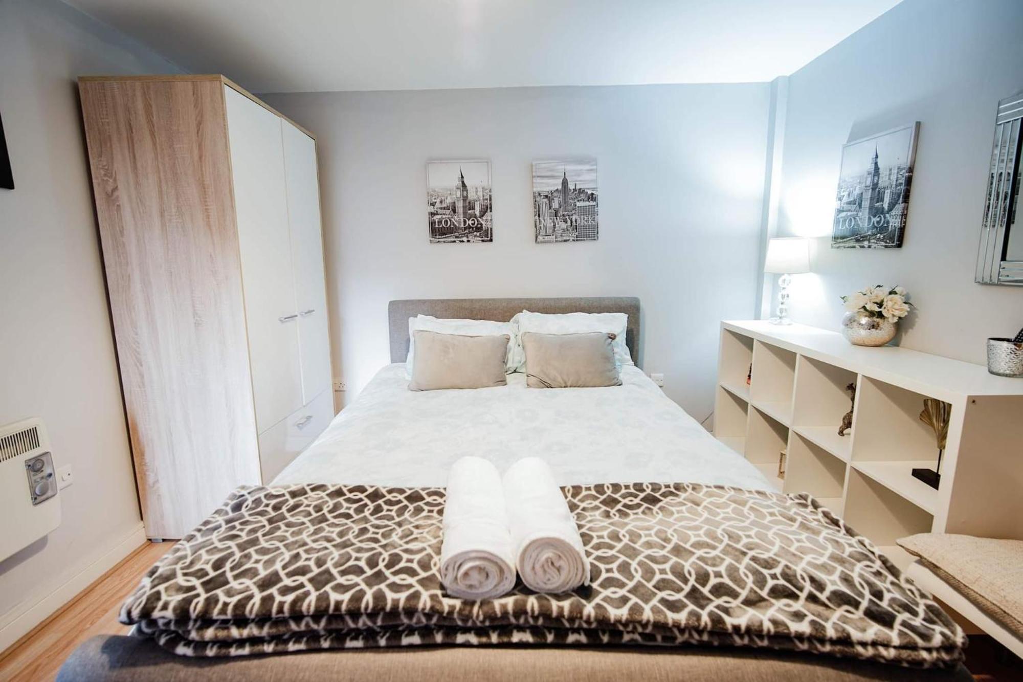 Modern Central Penthouse - 1 Secureparking Liverpool Rom bilde